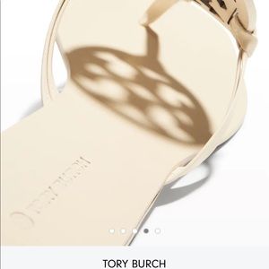 TORY BURCH
Miller Square-Toe Flat Slide Sandals (brand new)